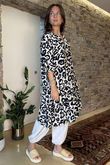 Kenya Tiered Midi Dress Mono